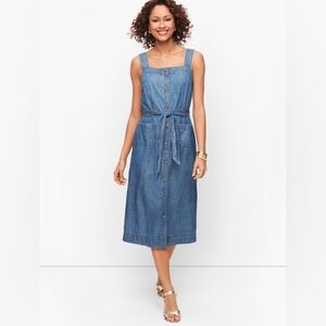 Talbots Blue Denim Dress